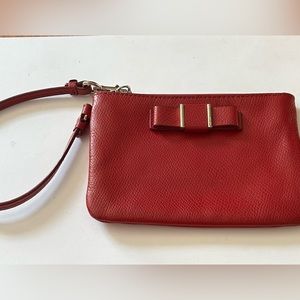 Red Coach Wristlet